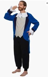 Silver Lilly FUNZIEZ! Colonial Pilgrim Costume Onesie Size S